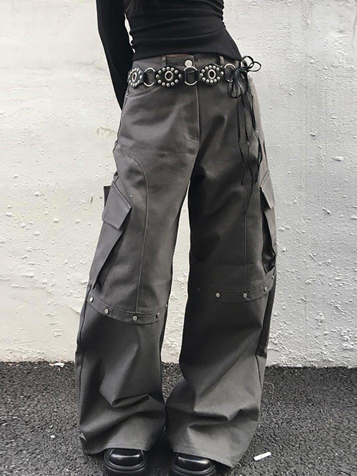 High Waisted Loose Straight Leg Pants