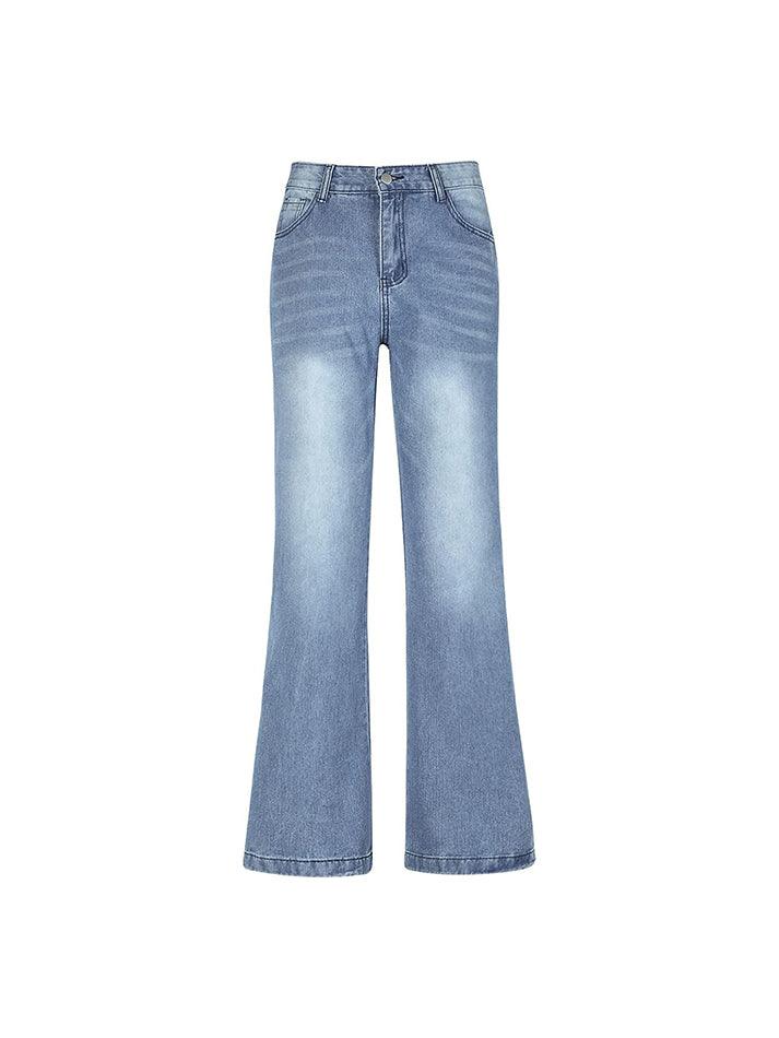 Washed Vintage Blue Versatile Boyfriend Jeans - AnotherChill