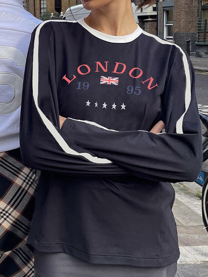 Vintage London Long Sleeve T-Shirt