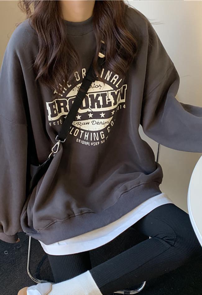 Brooklyn Graphic Crew Sweatshirt AnotherChill