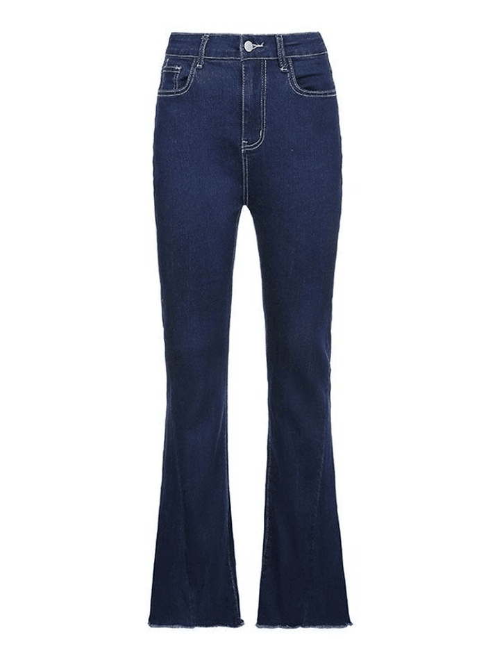 Classic High Waist Flare Jeans AnotherChill