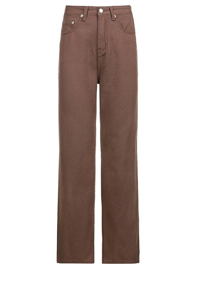 Corduroy Straight Leg Pants - AnotherChill