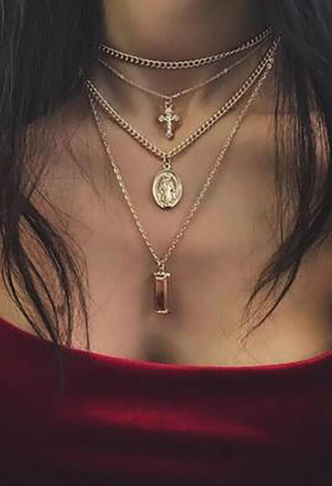 Cross Portrait Necklace - AnotherChill