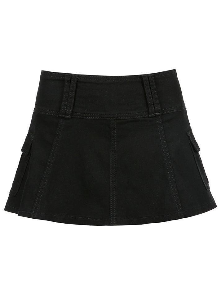 Denim Skate Mini Skirt - AnotherChill