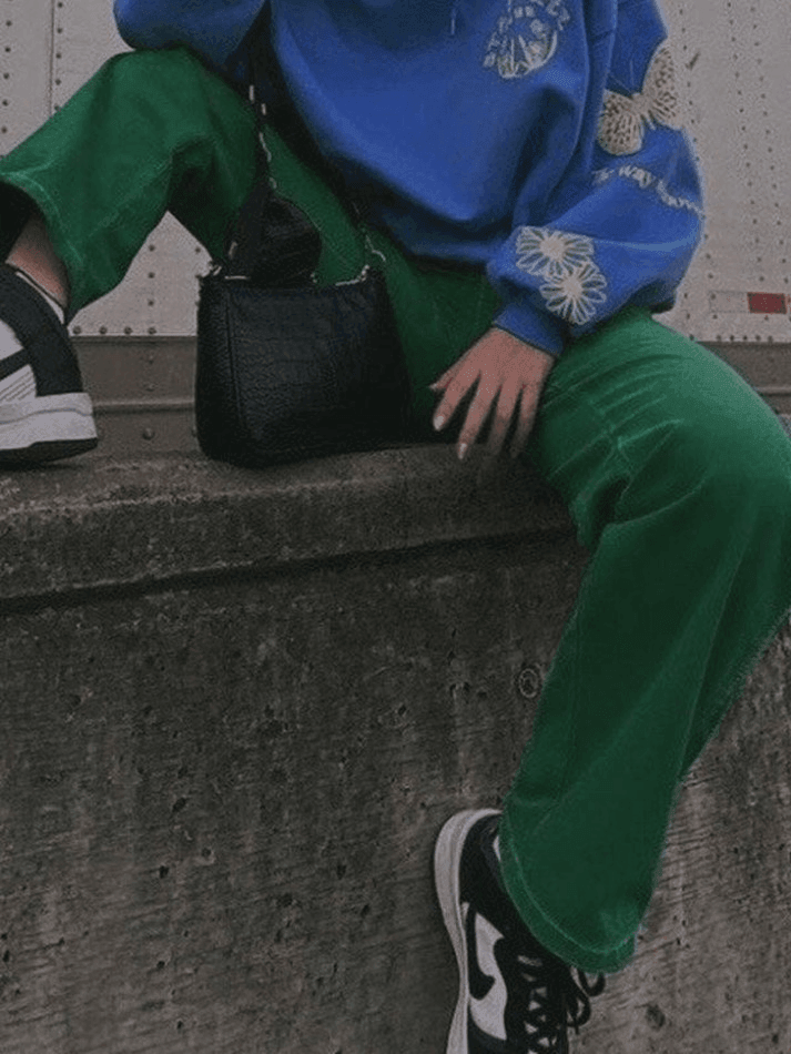 Green Wash Vintage Boyfriend Jeans - AnotherChill