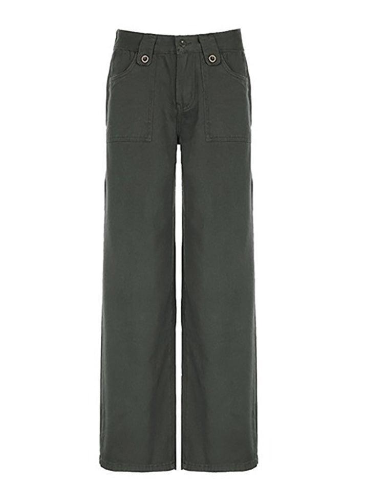 High Waist Street Pocket Cargo Pants - AnotherChill