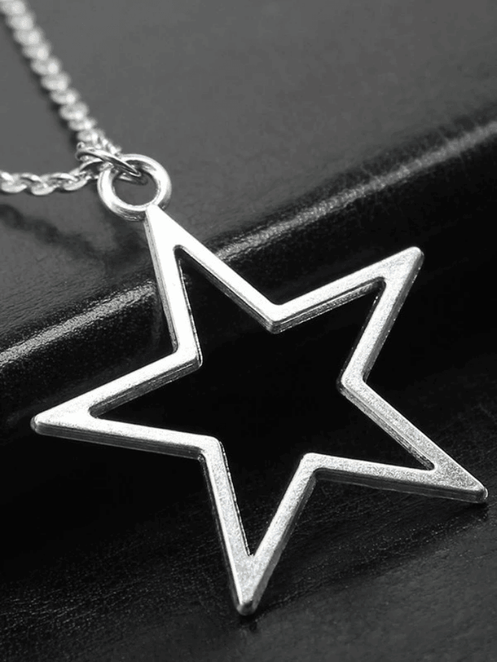 Hollow Out Star Charm Necklace - AnotherChill