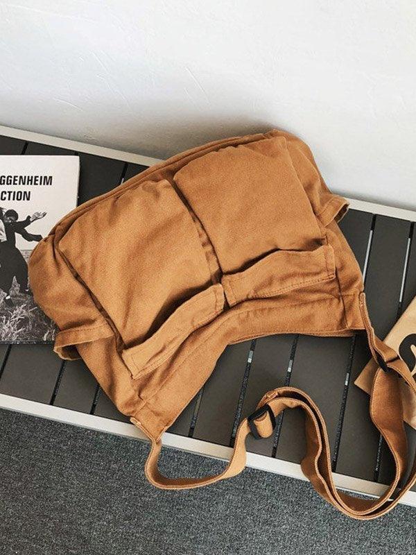 Large Canvas Satchel Bag - AnotherChill