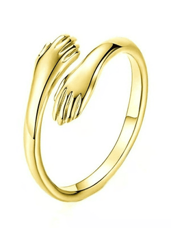 Love Hug Adjustable Cuff Ring - AnotherChill