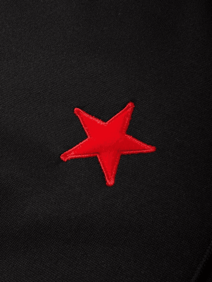 Men's Patch Star Zip Up Hoodie - AnotherChill