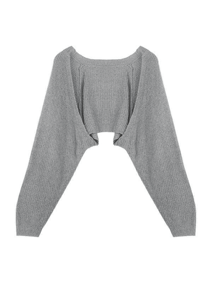 Open Front Bolero Knit Cardigan - AnotherChill