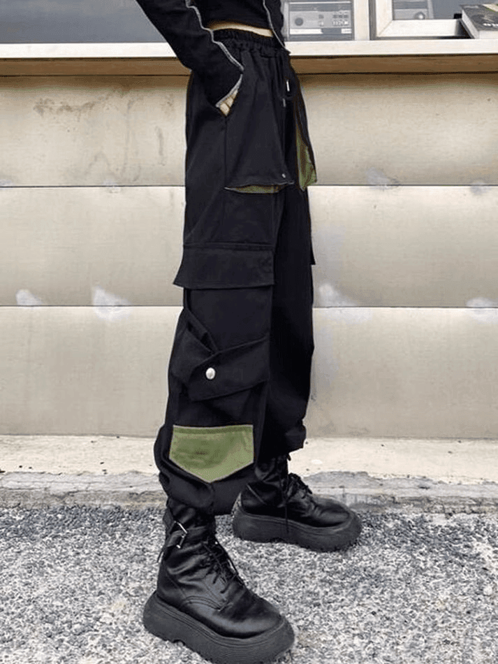 Pocket Detail Cargo Pants - AnotherChill