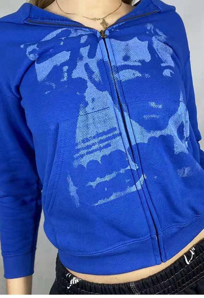 Screen Print Zipper Hoodie - AnotherChill