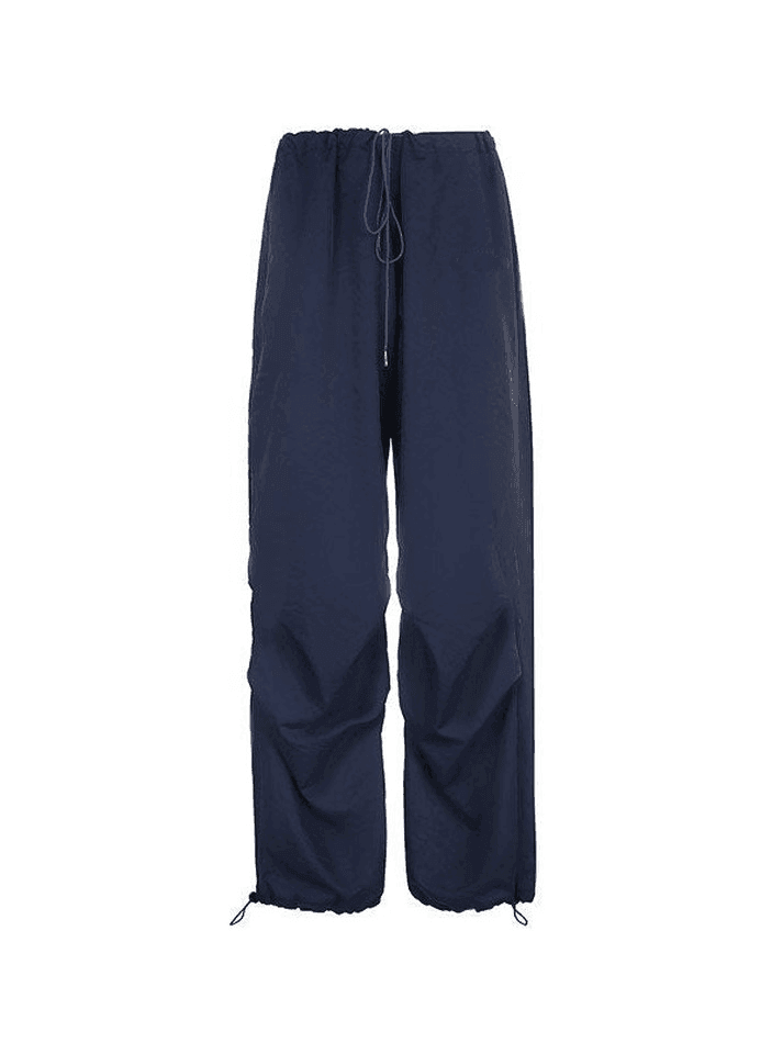 Size Friendly Low Waist Parachute Cargo Pants - AnotherChill