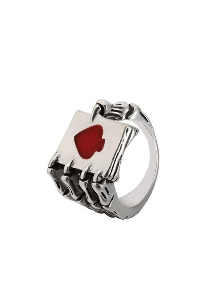 Skeleton Hand Poker Ring - AnotherChill