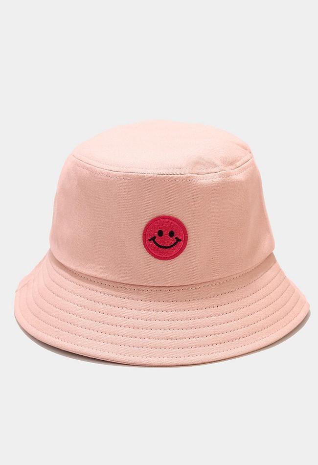 Smiley Patched Bucket Hat - AnotherChill