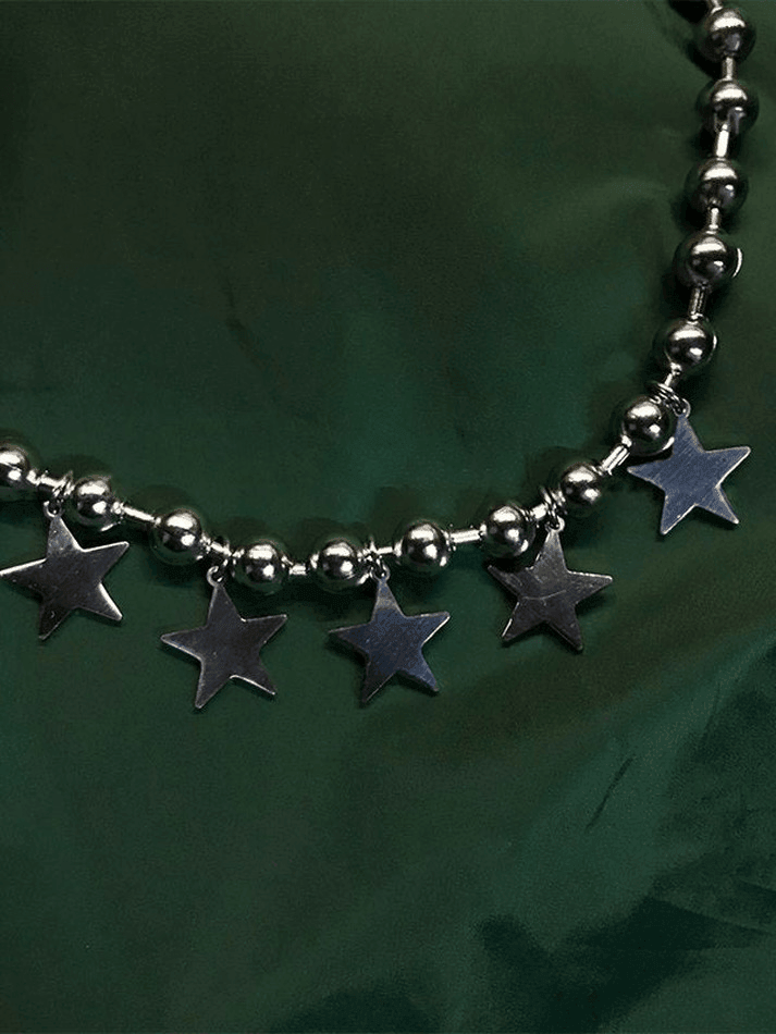 Star Charm Punk Beads Necklace - AnotherChill