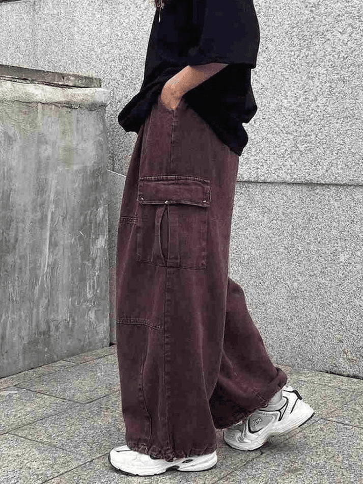 Vintage Baggy Cargo Jeans - AnotherChill