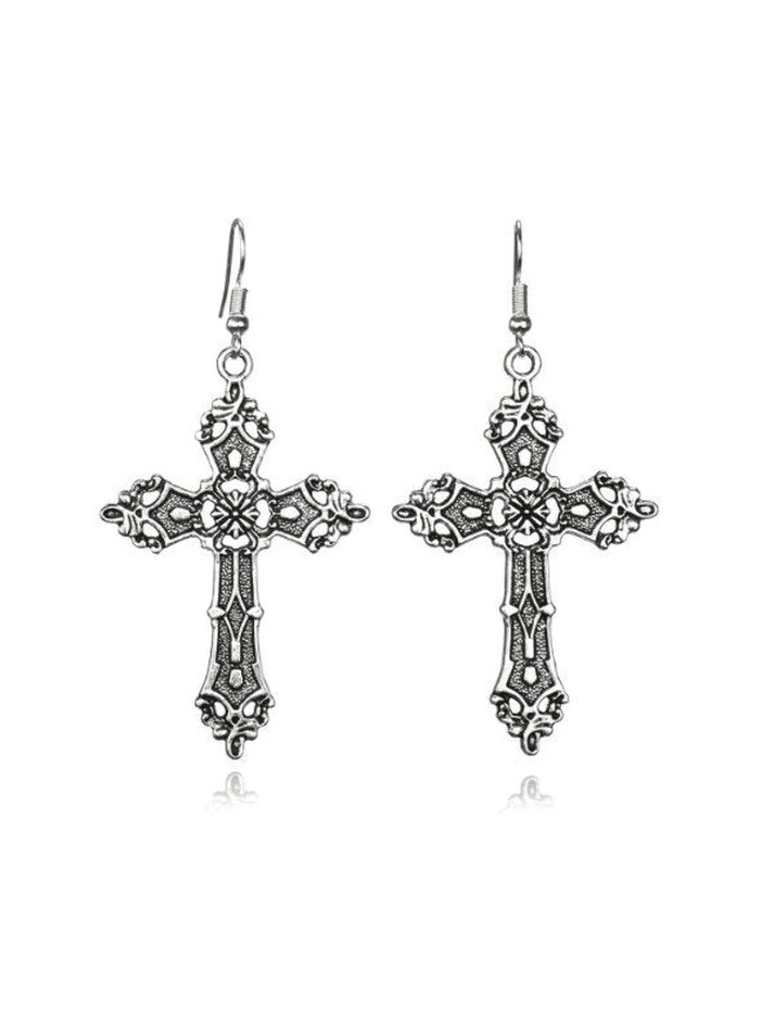 Vintage Cross Earrings - AnotherChill