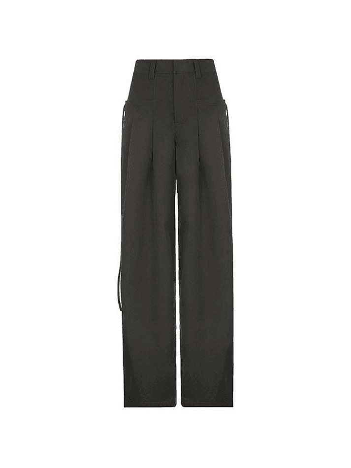 Vintage Y2K Straight-Leg Pants - AnotherChill