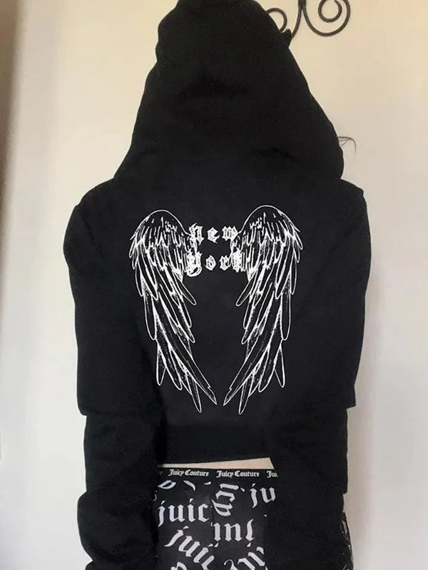 Y2K Devil Horn Hoodie - AnotherChill