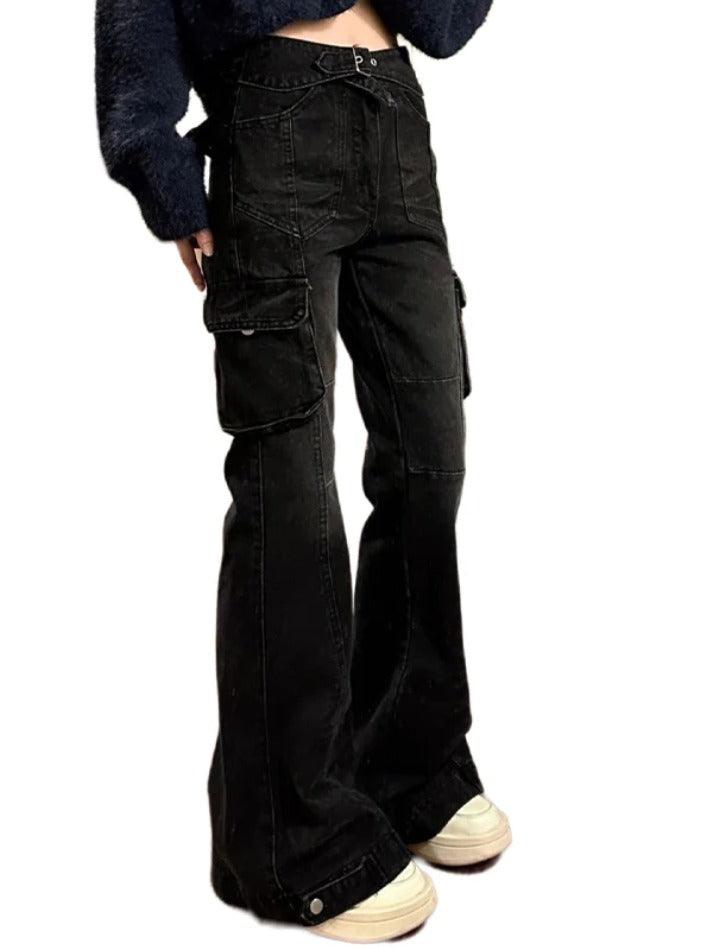 Multi Pocket Slim Cargo Jeans - AnotherChill