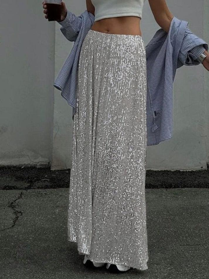 Glittering Sequin Maxi Dress - AnotherChill