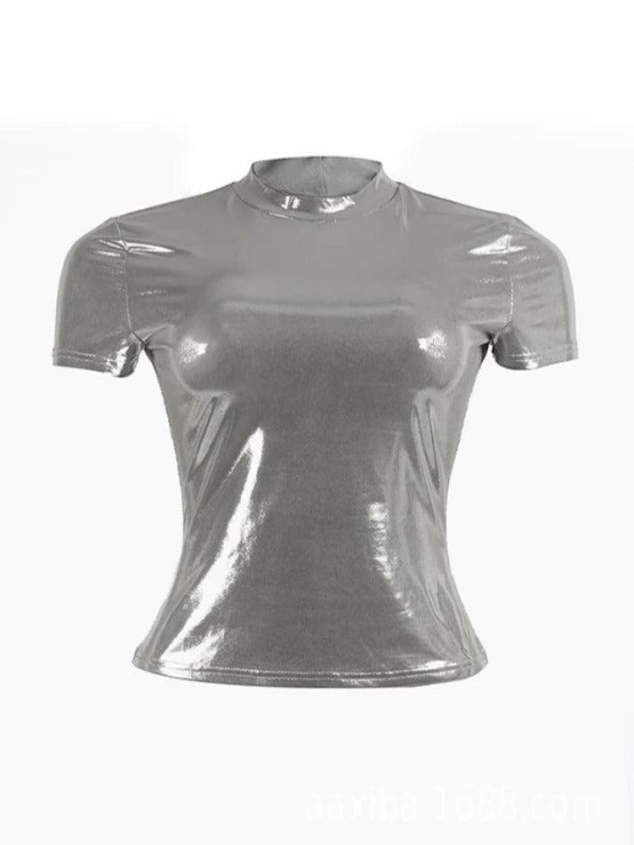 Shiny Short Sleeved Tee - AnotherChill