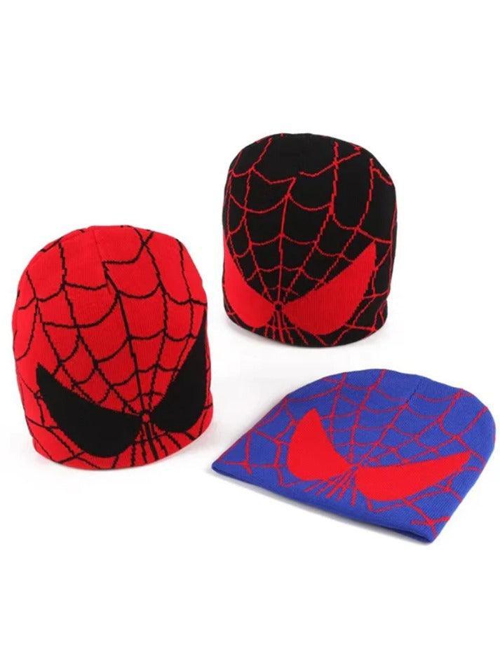 Spider Web Print Soft Beanie Hat - AnotherChill