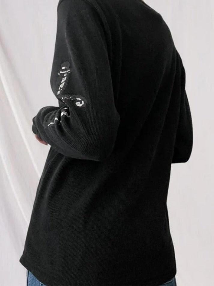 Vintage Eagle Print Long Sleeve Tee - AnotherChill